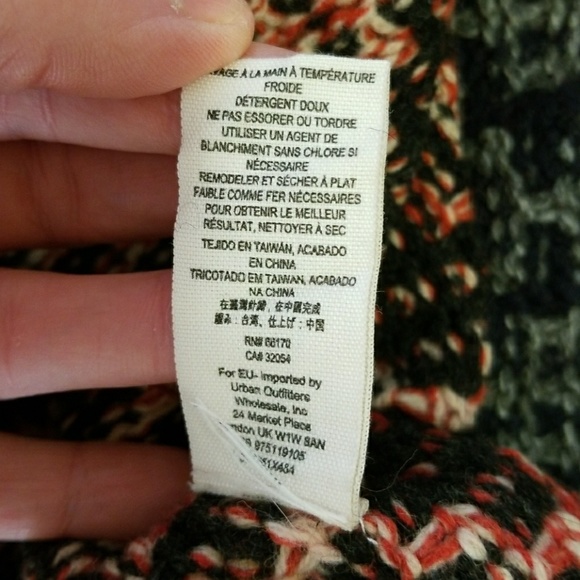 NWOT Free People Cardigan Sweater with Open Back - Picture 7 of 8